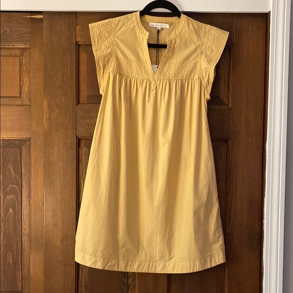 NWT Melissa Nepton Loan Dress Honey Gold medium